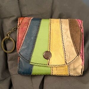 Lucky Brand Colorful Patchwork Wallet